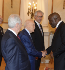 Ambassador of Dominica Delivers his Letter of Credence to the Hellenic Republic
